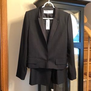 Cacharel black tuxedo style suit size E40 Medium/8